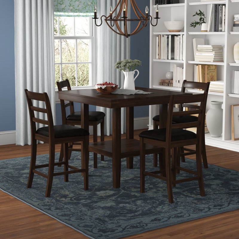 Cayson 4 - Person Four Leg Dining Set