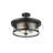 3-Light Flush Mount With Glass Shade-90635520