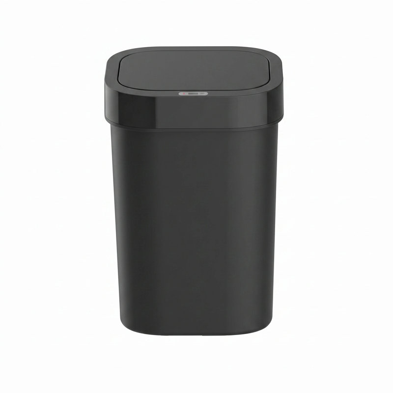 Poubelle de cuisine 13,2 gallons rectangulaire en plastique sans contact avec capteur de mouvement sans contact - Basics by Wayfair ™