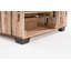 Krugerville 82cm Wide Square Striped Ottoman with Storage-471345874