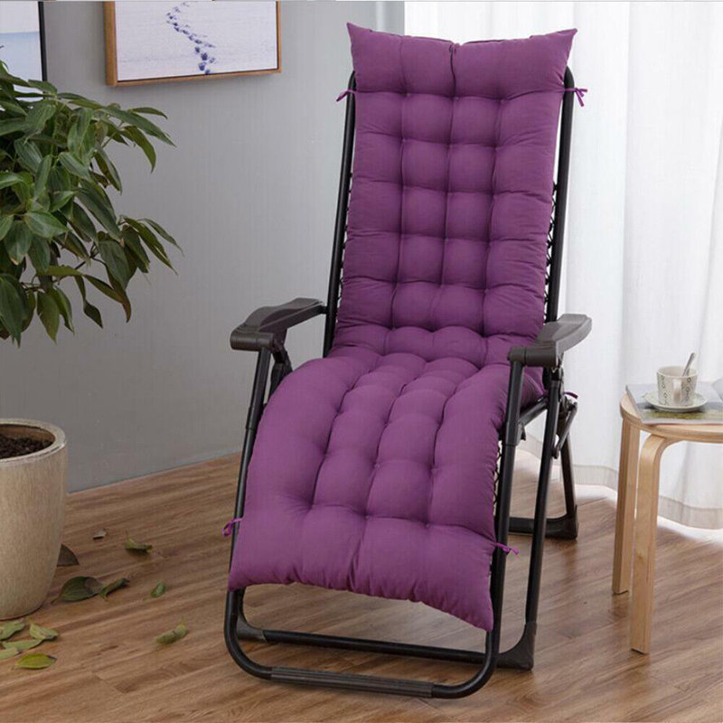 1 - Piece Outdoor Seat/Back Cushion, Purple, 63"W x 20"D