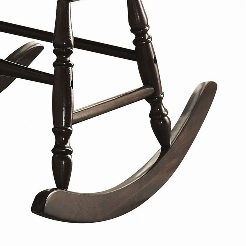 Chaise berçante à dossier fuselé