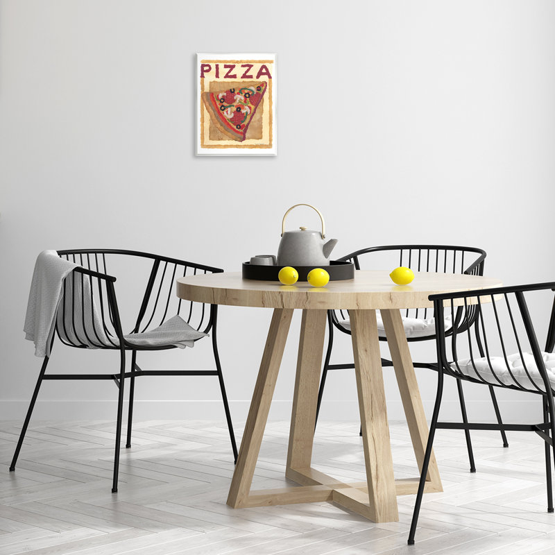 Art mural de style aquarelle sur pizza par Nancy Overton