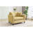 46.3 Inch Oversized Chenille Armchair, Comfy Chair and a Half with Removable Pillow for Living Room, Bedroom, or Office-1563026324