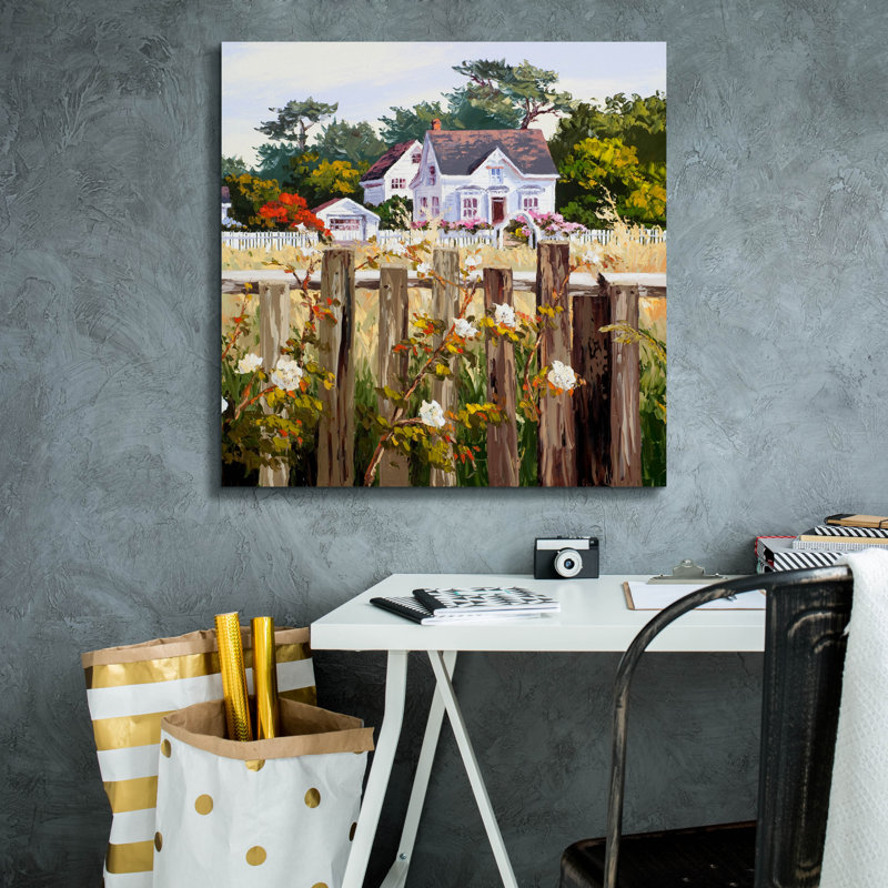  «Victorian Triptych 2» par Erin Dertner, art mural sur toile, 26 po x 26 po, H 26 po x l 26 po