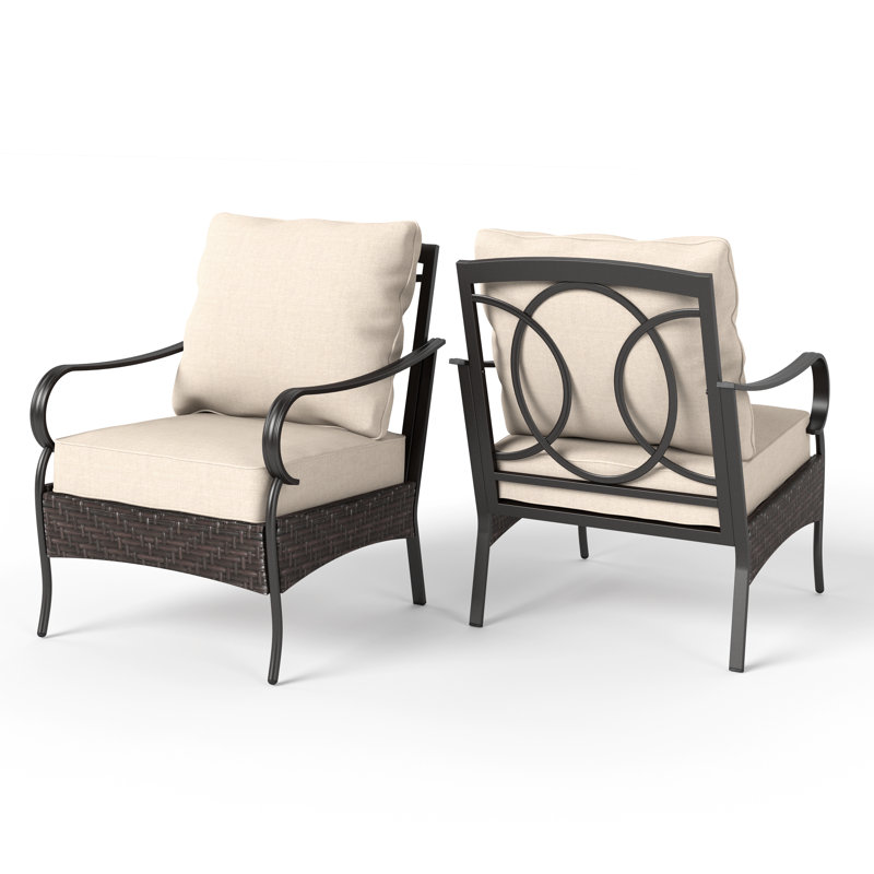 Salem Outdoor Wicker Chair with Cushions