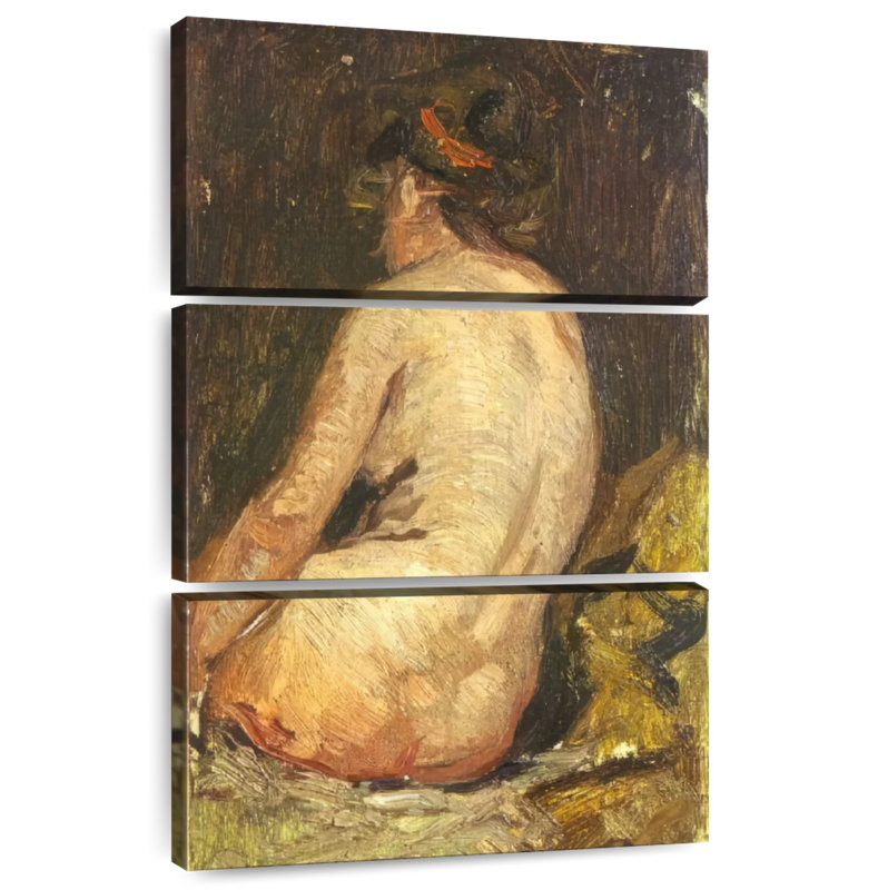 Leisha Female Nude From Back, 32" H x 20" W