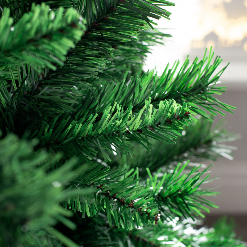 Mixed Pine Green Artificial Christmas Tree with Stand, 7ft.