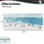 Plaque murale Busy Beach Coastal Scene, design par Lorenzo Collective