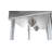 48'' L x 22'' W Silver Freestanding Service Sink