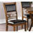 2 Dining Room Chair , Walnut Veneer, Cushion Seat Relaxation, Contemporary Grace, Knot Back Show 2 Side Chairs For Room, Tone, Style,