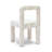  Cream Patterned Jacquard Dining Chair