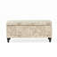 Style beige, tissu lin, cadre en bois, finition soignée, meuble de rangement moderne pour salon - Couleur beige polyvalente pour une chambre
