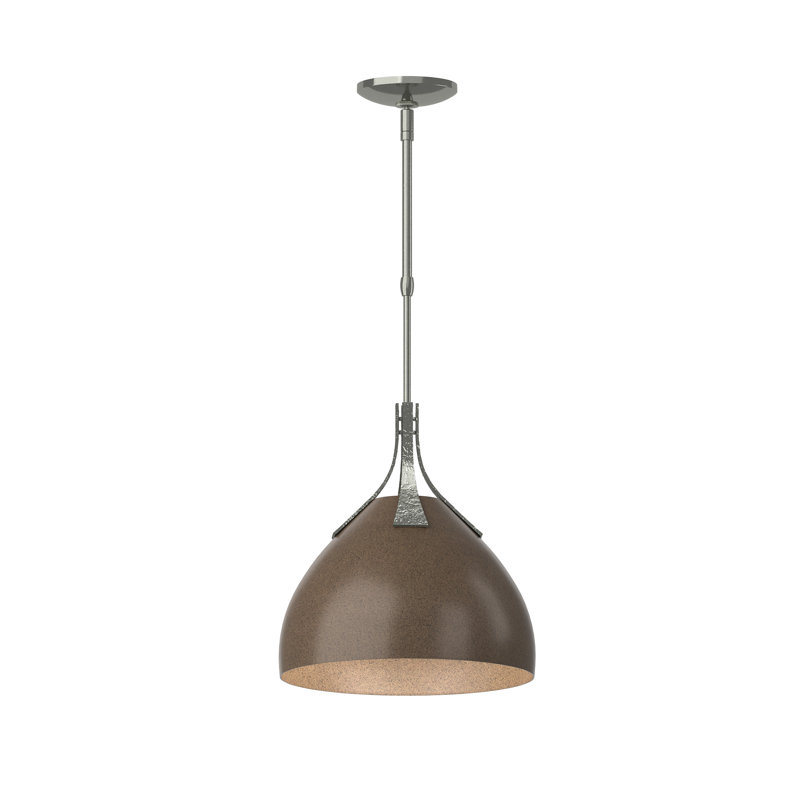 Summit 1 - Light Single Dome Pendant, Bronze, Sterling
