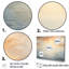 Beige et plage dorée coucher de soleil horizon II-107756161-107756159