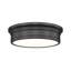 Plafonnier encastré 1 lumière noir mat Bentley-123223186