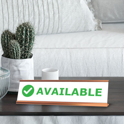 Enseigne de bureau disponible