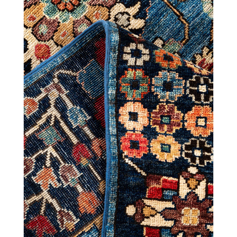 Serapi One-of-a-Kind 8' 0" X 9' 8" Hand Knotted Area Rug