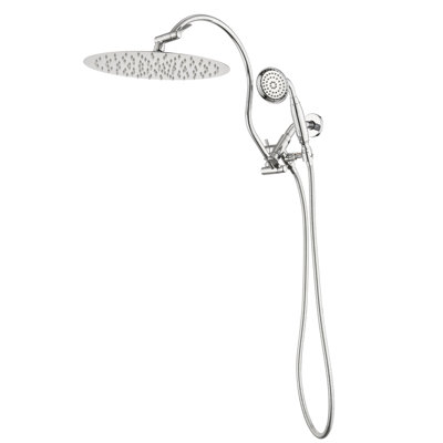 Bras de douche pivotant avec douchette Rainfall