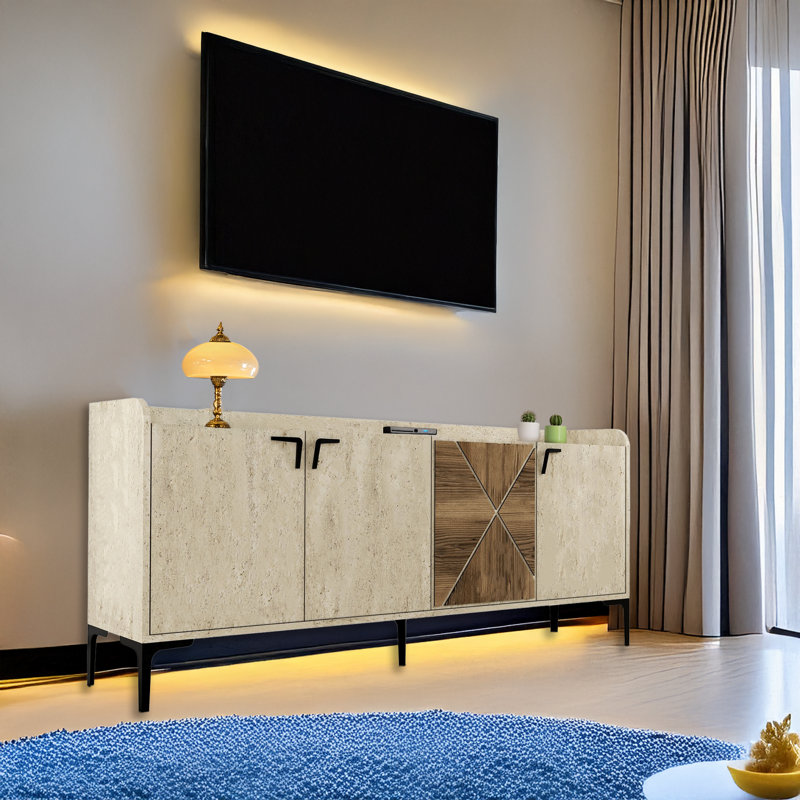 Console de 71 po de largeur