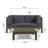 Acacia 2 - Person Patio Conversation Set with Cushions-1894046796
