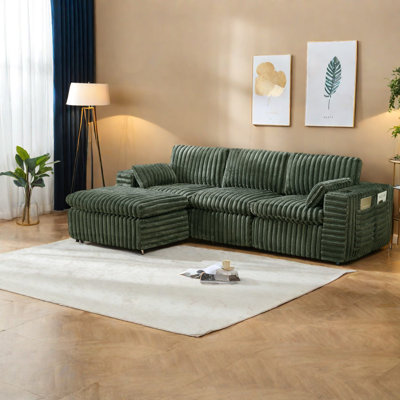 Canapés modulaires verts peu encombrants pour maisons modernes