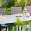 Kalem Rectangular Extendable Outdoor Dining Table - 160 cm W 115 cm D