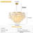 Metal Frame Shell Wind Chime Chandelier