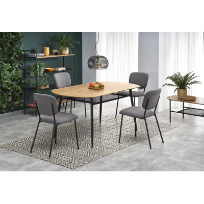 Booragoon Oval Metal Base Dining Table