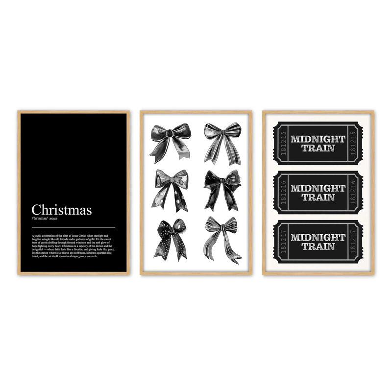 «Midnight Merriment», reproduction d'art, H 15,5 po x l 37,5 po, Érable américain
