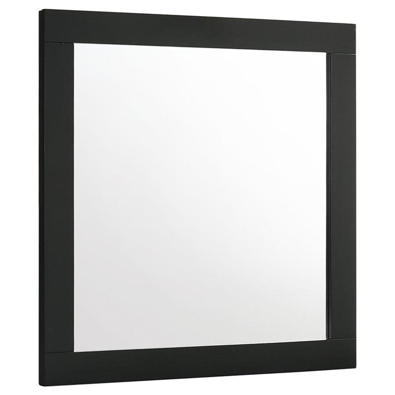 Miroir pour commode Hiser, Noir