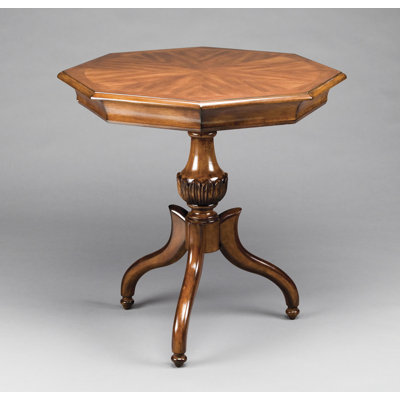 Solid Wood Top End Table