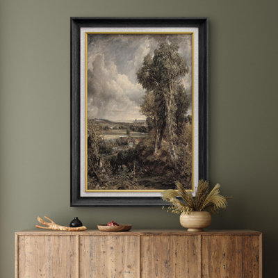 «The Vale of Dedham» par John Constable - peinture sur toile encadrée