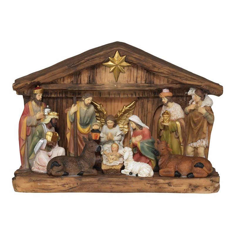 Crèche de Noël décorative