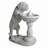 Handcrafted Outdoor Weather Resistant Sculptural Fountain