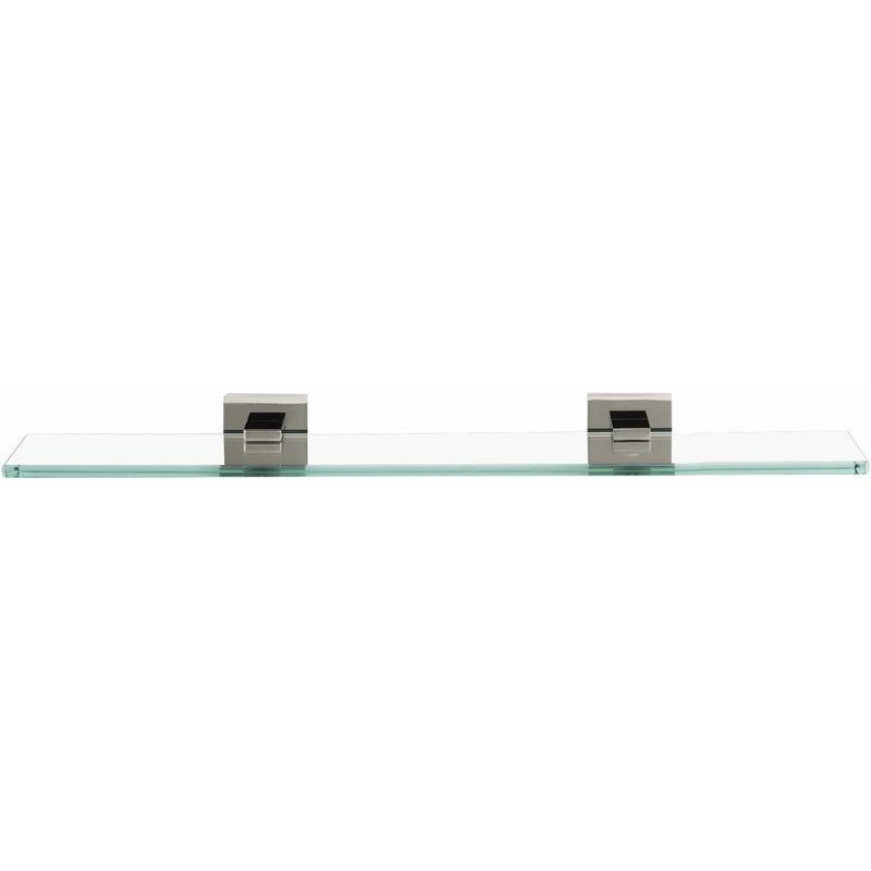 Contemporary II Bracket Shelf, Polished Nickel, 0.875" H x 18" W x 4.5" D