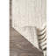 Tapis blanc cassé en laine tissé à la main Sinclair-17485852