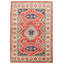 Tapis de bois one-of-kind-noué la 2010 gaznis rouge/doré 6 pi 7 po x 9 pi en laine de l 7 po Hypoluxo