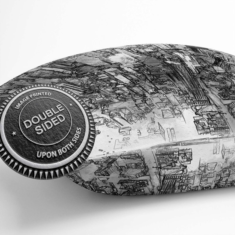 Square Throw Cushion, 55 x 55 cm