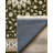 Albasa Collection Digital Print Cotton-Polyester Green Beige Moroccan Rug-1313825005