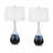 Glass USB Table Lamp
