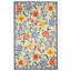 Tapis floral en laine crocheté à la main Papillon-529210412