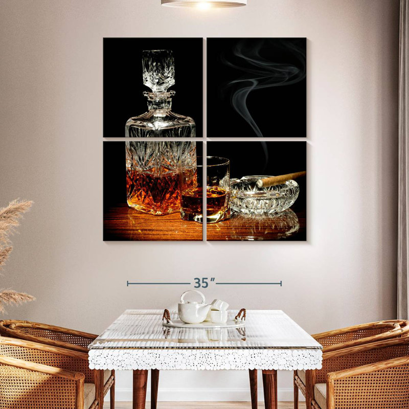 Yarlin Whiskey Decanter And Cigar