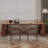 Light-walnut Rectangular Solid Wood desk-117064781
