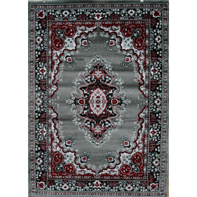 Tapis oriental gris