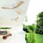 52 Inch Wooden Ceiling Fan With 3 Solid Wood Blades Remote Control Reversible Dc Motor Witout Light