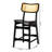 Berndina Counter Stool with Solid Wood Frame-1819718622