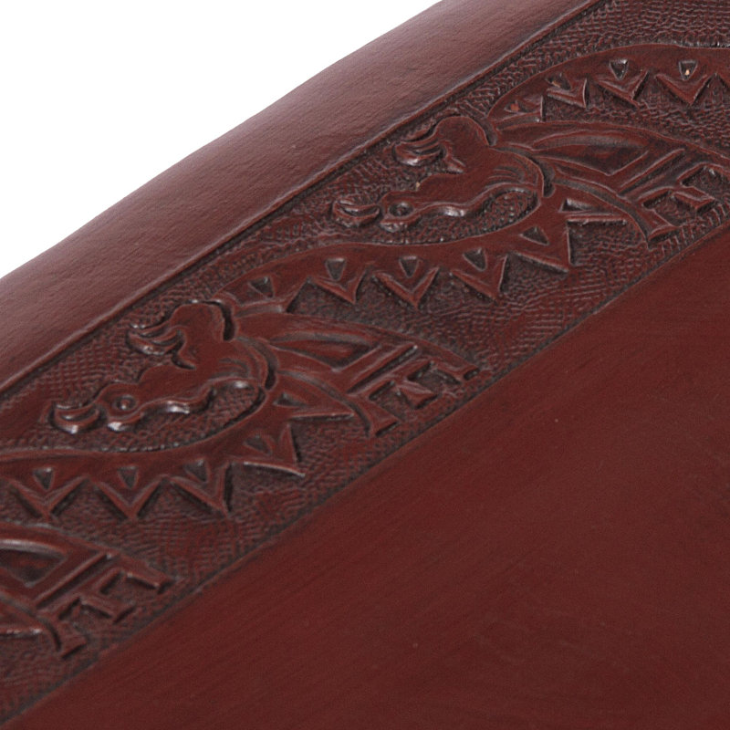 Leather Ottoman
