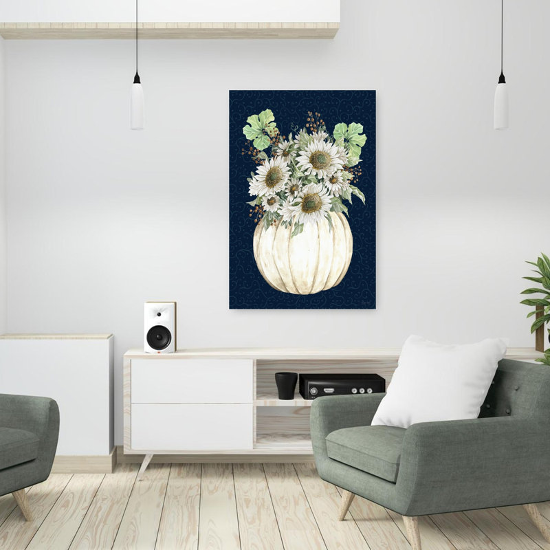 Tournesols sur art abstrait abstrait tournesol, H 36 po x l 24 po