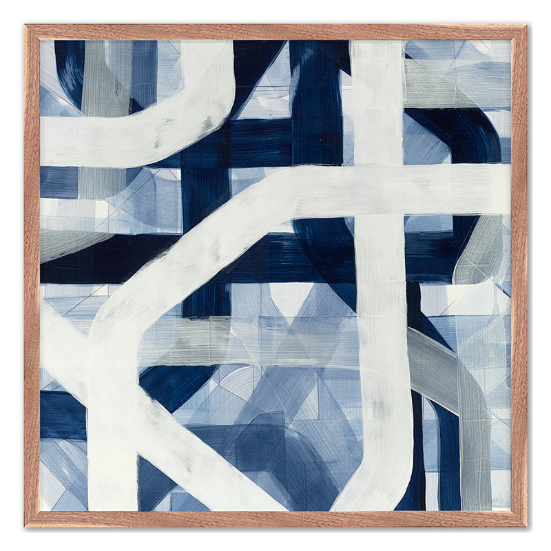 Transit 3 Print by Goderwis, Kyle, 24'' H x 24'' W, Walnut Single Picture Framed